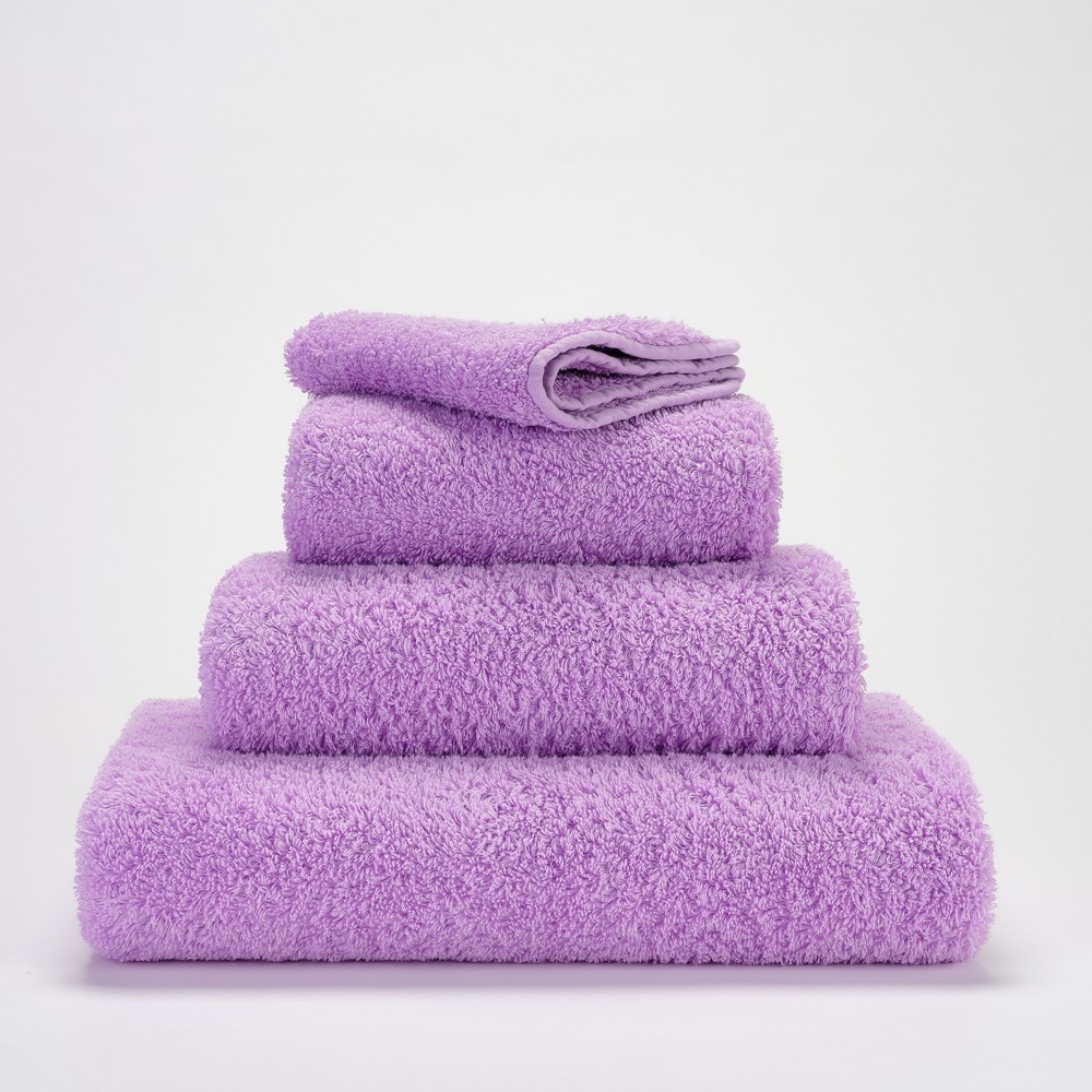 Super Pile Plain Bathroom Towels by Designer Abyss & Habidecor 430 in Lupin